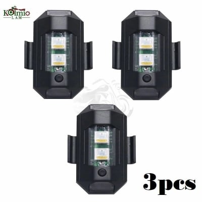 Picture of Universal LED Motorcycle Strobe Light Drone Auto Flash Stroboscope Car Emergency Warning Light Decoration Atmosphere Lamp Car 7 Colors