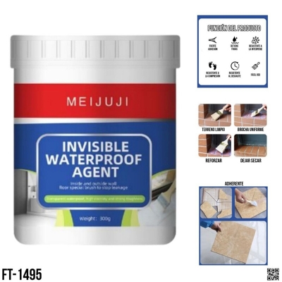 Picture of Transparent Waterproof Coating, Invisible Waterproof Leak Repair Agent for Roofs, Walls, and Garden,