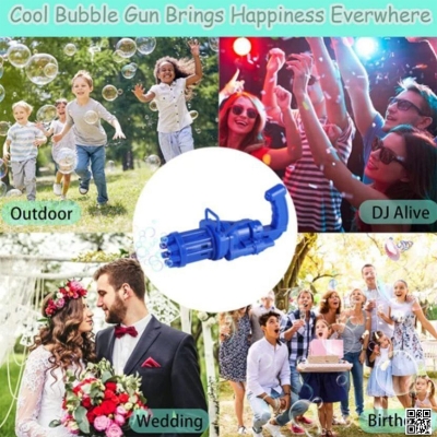 Picture of Gatling Bubble Cool Toys & Gif for Summer Children Kids Plastic Toy Boy Bubbles for Kid Bubbles Kids Toys