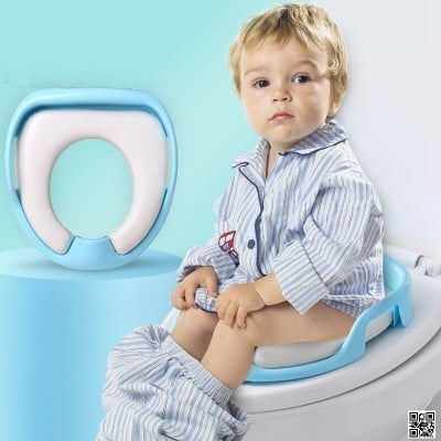 Picture of Baby Toilet Seat, Potty Training Commode Seat with Handle