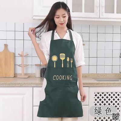 Picture of Kitchen Cooking Apron, Waterproof & Anti-Oil Polyester Kitchen Apron, Restaurant Apron for Chef Cooking