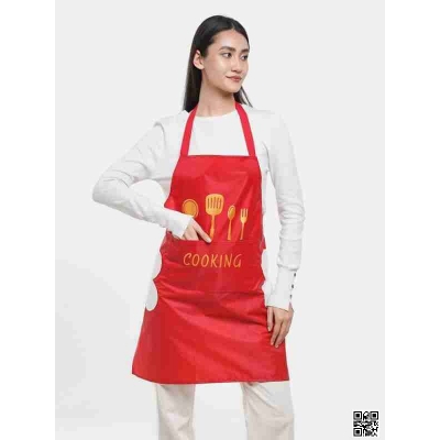 Picture of Kitchen Cooking Apron, Waterproof & Anti-Oil Polyester Kitchen Apron, Restaurant Apron for Chef Cooking