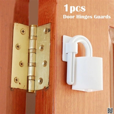 Picture of Door Stopper Baby Safety Hinge Guard, Finger Guard Baby Proofing Child Safety Foam Door Stoppers Kids Safety Finger Pinch Hinge Guard Protector
