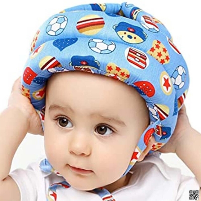 Picture of Kids Safety Head protector | Baby Safety Helmet Infant Toddler Breathable & Adjustable Head Cushion| Kids or baby safety Cap