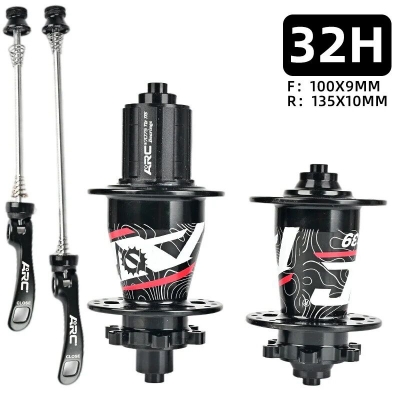 Picture of ARC MT039 MTB Bike Hubs 32 Holes Front 9/15x100mm Rear 135 Bicycle Hubs 6 Pawls 114 Clicks for HG 8 9 10 11 Speed