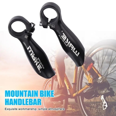 Picture of 1Pair Road Mountain Bicycle Handlebar Horns On Bicycle Handlebar Bike Bar End 22.2mm Bicycle Steering Wheel Carbon Handlebar Bar