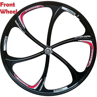 Picture of Alloy Wheelset 26" Double Wall Rims Mountain Bike Wheel Card Hub Sealed Bearing Disc Brake 8-10 Speed