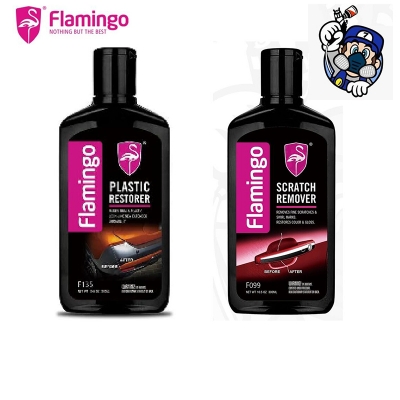 Picture of FLAMINGO Scratch Remover & Plastic Restorer Car Polish(300ml) - Remove light scratches, swirls and haze