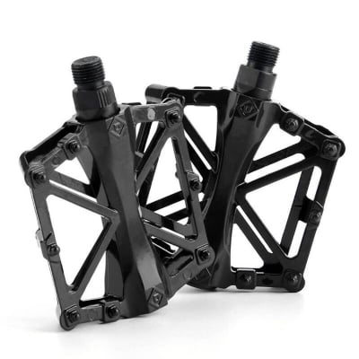 Picture of (1Pair) Bicycle Pedals Mountain Bicycle Aluminum Alloy Footrest Cycling Flat Pedals Basikal Alloy Besi Pedal Part M3