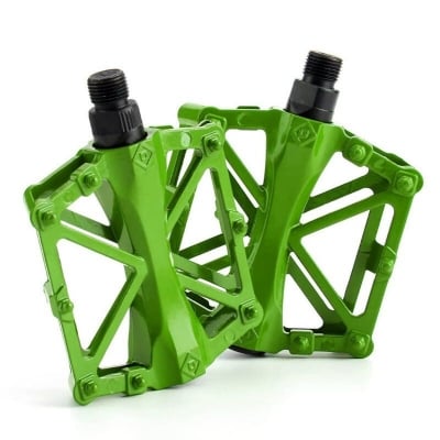Picture of (1Pair) Bicycle Pedals Mountain Bicycle Aluminum Alloy Footrest Cycling Flat Pedals Basikal Alloy Besi Pedal Part M3