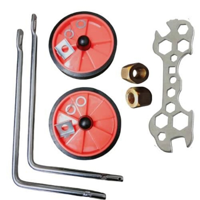Picture of Bicycle Cycle Side Supporter Wheel Set for 20 inch (Made In India )Bicycle Plastic and Steel Bicycles Side Supporter for Baby Bicycle