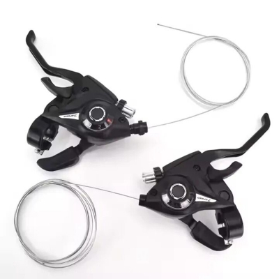 Picture of Veloce Cycle Shimano MTB Mountain Bike Bicycle 3×7 Speed 21 Speed V Brake Shifter Combo Lever ST EF517