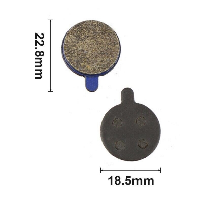 Picture of Brake Pads Resin Semi-Metallic Mountain Road Cycling Braking Disc Parts for BB8 NOVELA YINXING BOLIDS FOREVIR 2pc with spring