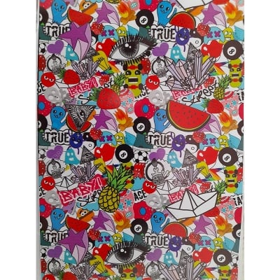 Picture of Bicycle Stickers graphics Desing Horror Series Skull Zombie Cool Stickers (22"x 5.5") 2pc