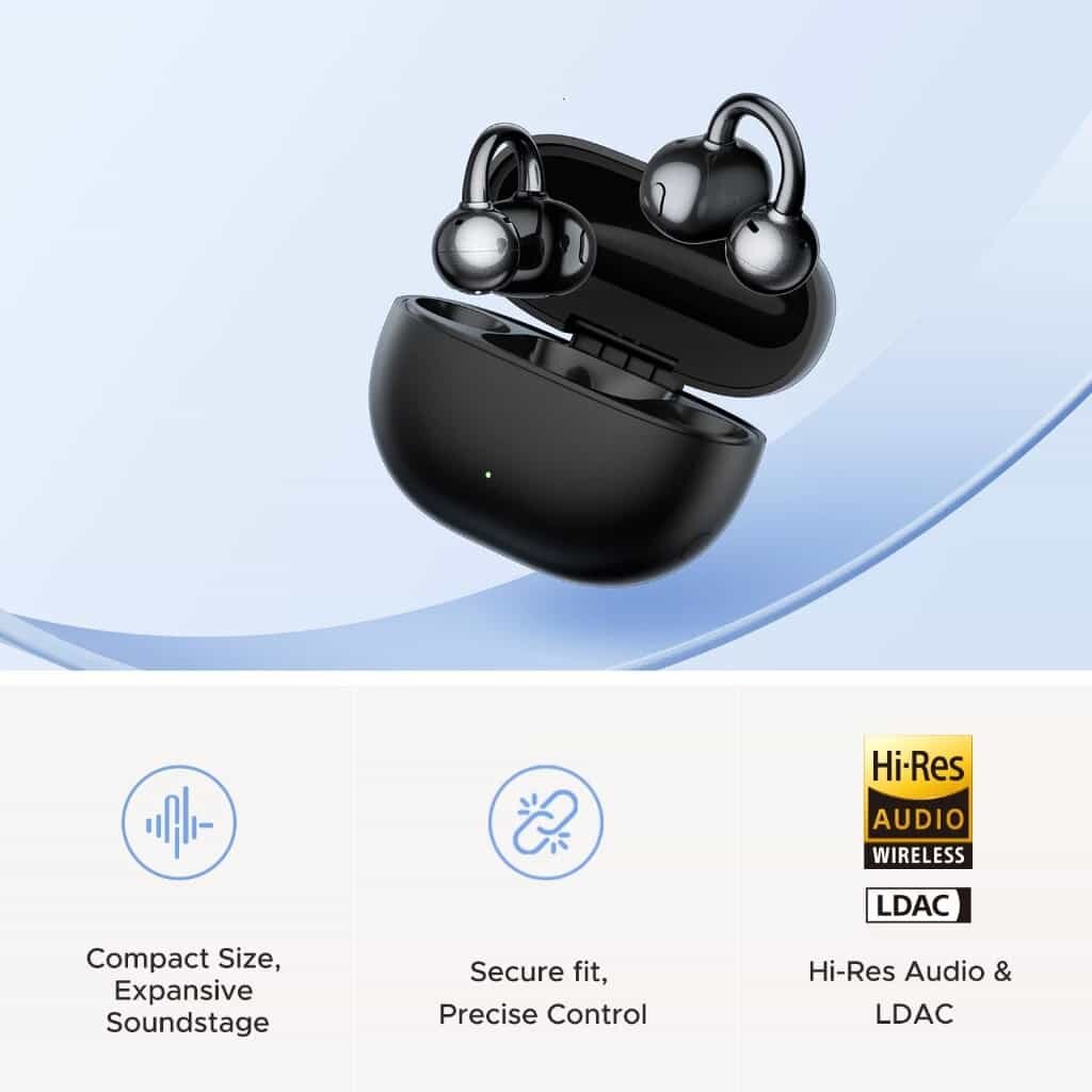 Picture of Soundpeats Pop Clip 2 Open-Ear Clip-On Wireless Earbuds