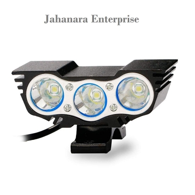 Picture of 3 LED Owl Eye Waterproof CREE LED Fog Light with High Beam/Low Beam Function for Bike/Motorcycle and Cars (30W, Black, 1 PC)