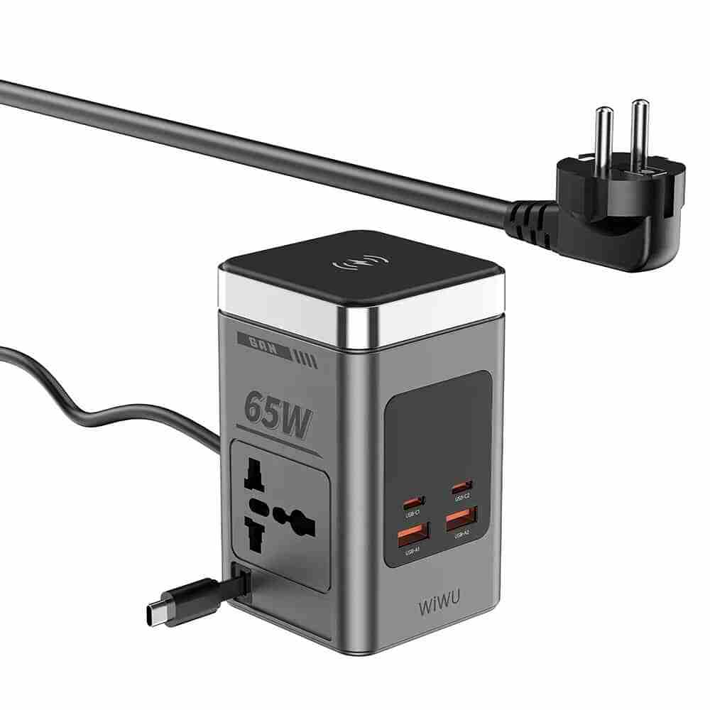 Picture of WIWU Wi-W040 8in1 65W GaN Desktop Power Station
