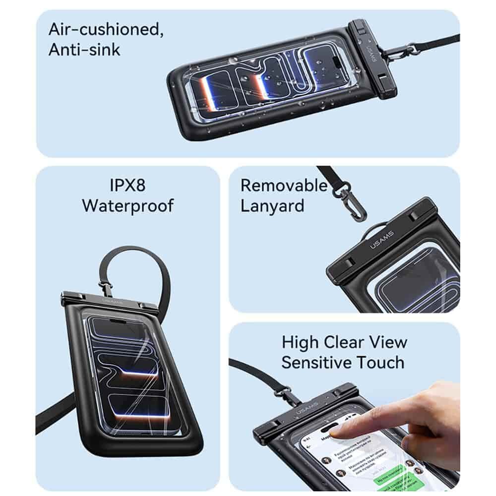 Picture of USAMS YD017 7.2-inch Phone Air-cushioned Waterproof Bag