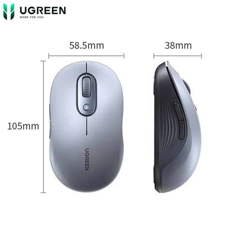 Picture of Ugreen M556 Dual Mode Wireless Bluetooth Mouse, For Laptop, MacBook, PC