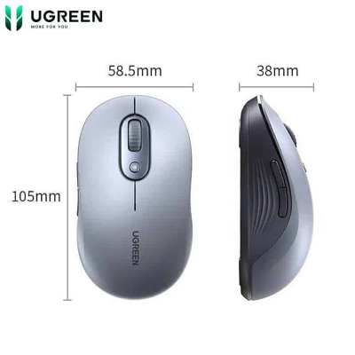 Picture of Ugreen M556 Dual Mode Wireless Bluetooth Mouse, For Laptop, MacBook, PC