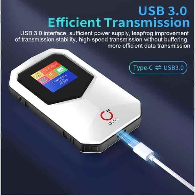 Picture of OLAX MT85 3000mAh Portable WiFi Router with Sim Card Slot 4G LTE Pocket Mobile Wifi Router CA4 150Mbps