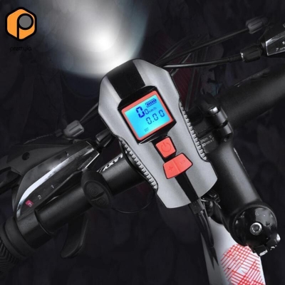 Picture of USB Rechargeable Waterproof Cycling Headlight with 5 Modes, High Brightness LED Night Riding Bike Light