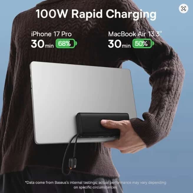 Picture of Baseus EnerFill FC41 100W Digital Display 20000mAh Power Bank