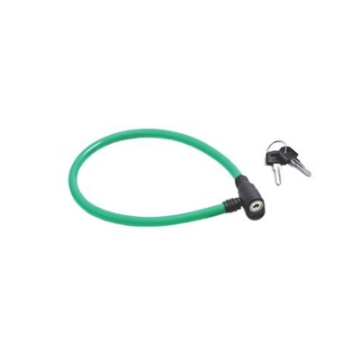 Picture of Bicycle Cable Lock / Steel Key Helmet Cable Lock (Black) Big Size