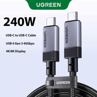 Picture of UGREEN L705 PD 240W USB4.0 GEN 3 Charging Data Cable Support 40Gbps Data Transfer 8K 4K HD Video