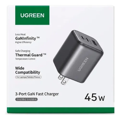 Picture of UGREEN X527 45W 3-Port GaN Fast Charger