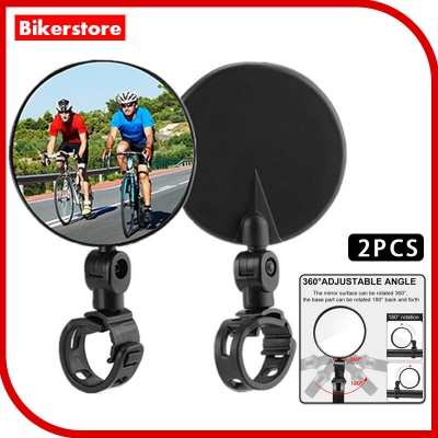 Picture of Bicycle Mirror 360° Rotation Bike Bicycle Handlebar Wide Angle Rearview Mirror (Smart Smoll) 2 pc