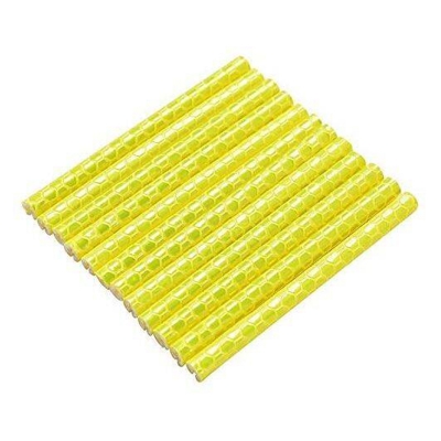 Picture of Bicycle Wheel Rim Spoke Tube Reflective Strip Deemount - 12Pcs - Green