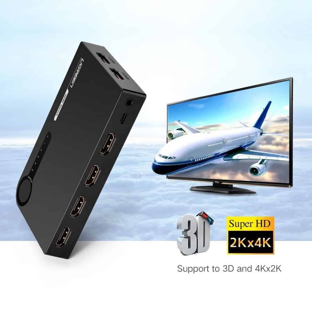 Picture of Ugreen 40205 5-in-1 HDMI Switch