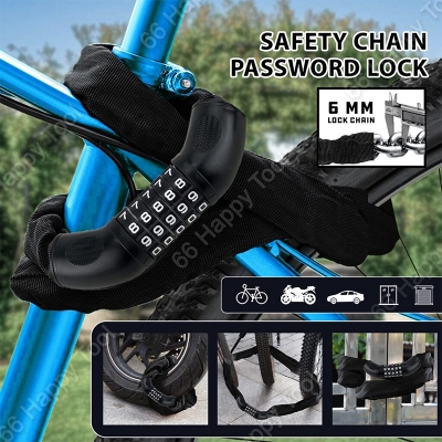 Picture of Tonyon 5 Digit Code Chain Lock  Japani Heavy Duty Password Lock Motorcycle Lock /House security