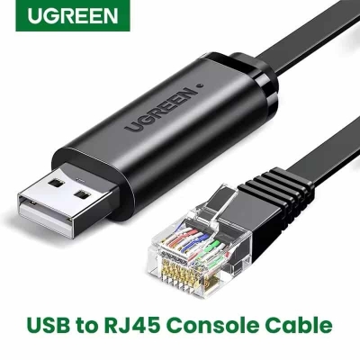 Picture of Ugreen CM204 (60813) USB-A to RJ45 Console Cable – 3M