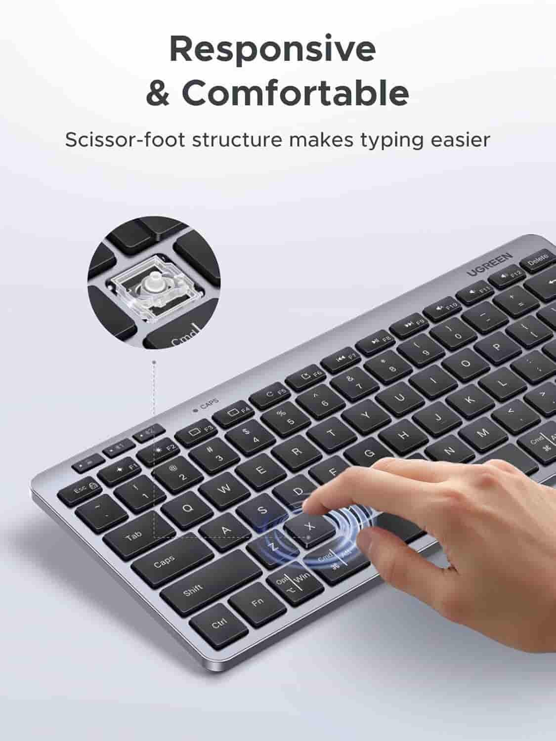 Picture of UGREEN K551 Dual Mode Slim Wireless Keyboard