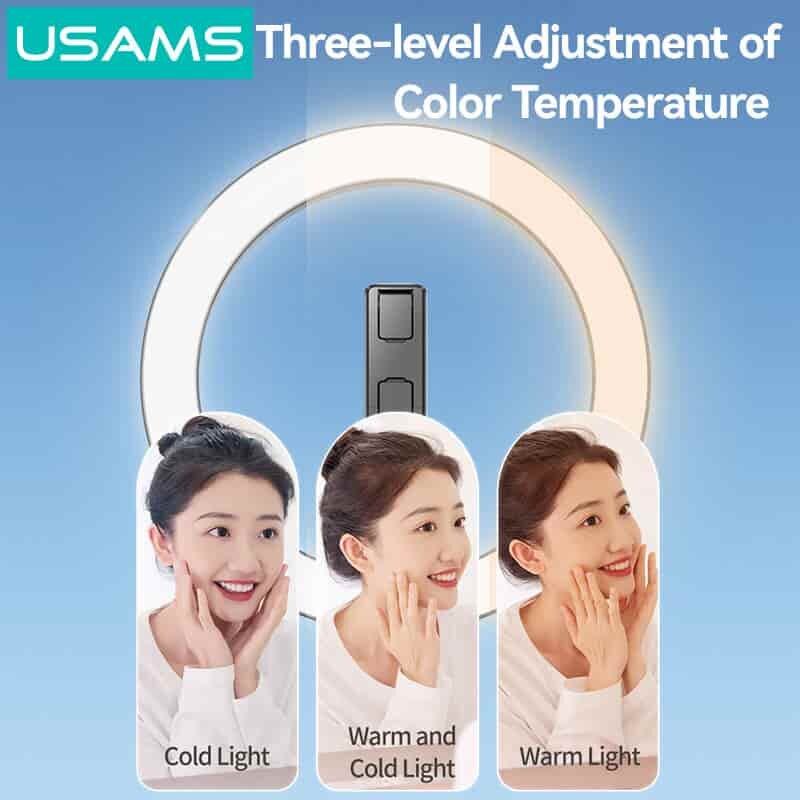 Picture of Usams ZB323 10 inch Live Steam Stand With Fill Ring Light