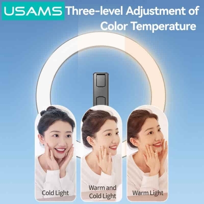 Picture of Usams ZB323 10 inch Live Steam Stand With Fill Ring Light