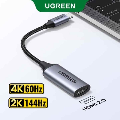 Picture of UGREEN CM297 Type C to HDMI Adapter Cord 4K 60Hz Thunderbolt 3 HDMI 2.0 Converter