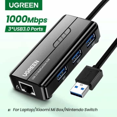 Picture of UGREEN (20265) USB 3.0 Multifunctional Hub with Gigabit Ethernet Adapter
