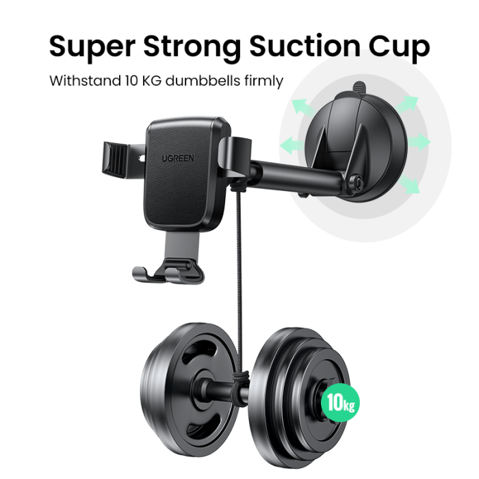 Picture of Ugreen LP200 Gravity Car Phone Holder With Suction Cup