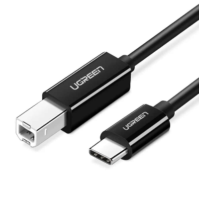 Picture of Ugreen US241 USB-C to USB-B2.0 Printer Cable – 2m - Black