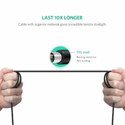 Picture of Ugreen US241 USB-C to USB-B2.0 Printer Cable – 2m - Black
