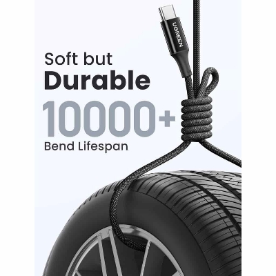 Picture of UGREEN L502 USB-C to USB-C PD 100W 5A Fast Charging Braided Cable