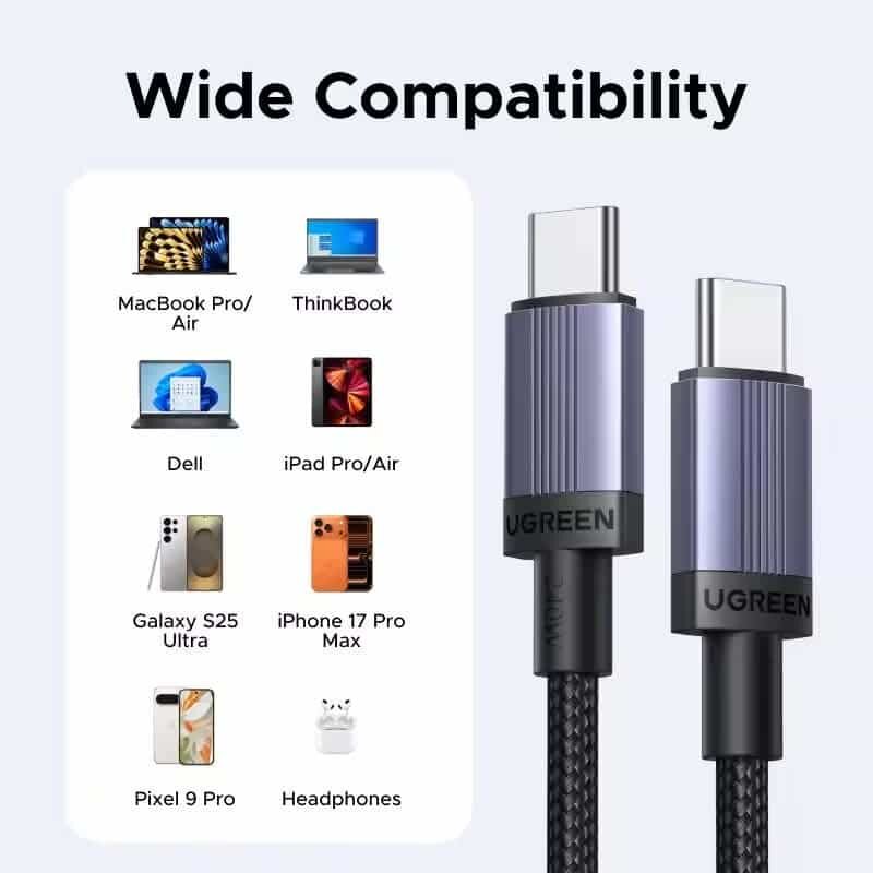 Picture of UGREEN L532 240W USB-C to USB-C PD Fast Charging Cable – 1M