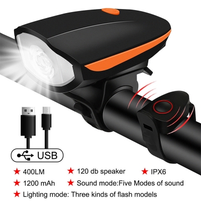 Picture of Bike Electronic Bell Horn MTB 6 Sound Bike Bicycle Cylcing Loud Electronic Siren Horn Bell Ring Alarm Speaker Ultra-loud Electronic Bicycle Bell Bike Horn Siren