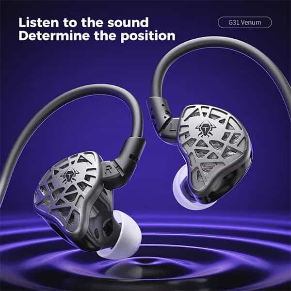 Picture of PLEXTONE G31 Venom Gaming Headphones Dynamic Sound with Mic for Esports