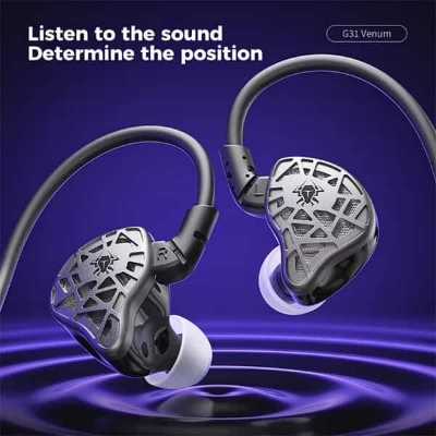 Picture of PLEXTONE G31 Venom Gaming Headphones Dynamic Sound with Mic for Esports