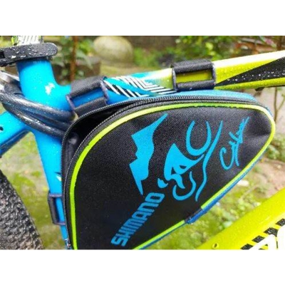 Picture of Bicycle Triangle Bag Waterproof - 1.5L Bike Crossbar Bag Upper Tube Saddle Bag Mountain Road Bike Cycling Equipment Frame Bag