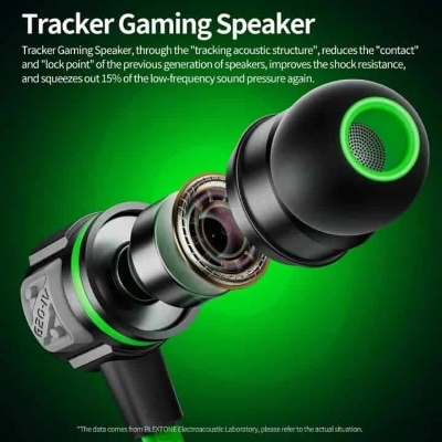 Picture of Plextone G20 Mark Custom Tracker E-Sport Driver Footfirst Sound Effect Gaming Earphone